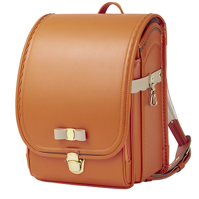 リボン　アプリコット